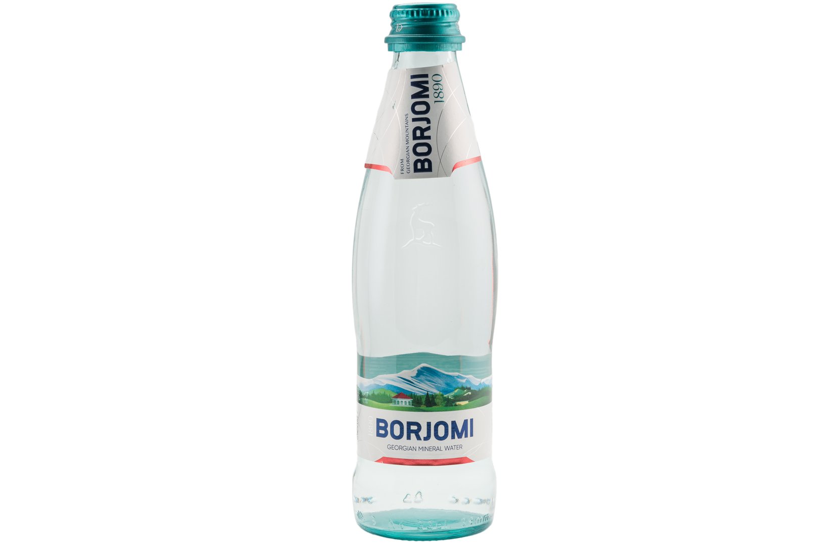 Photo Dish Mineral water Borjomi glass 0.33l