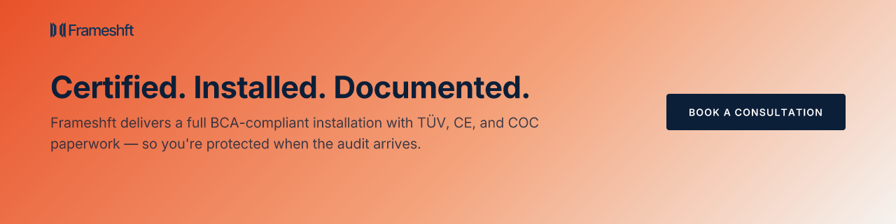 Certified. Installed. Documented.