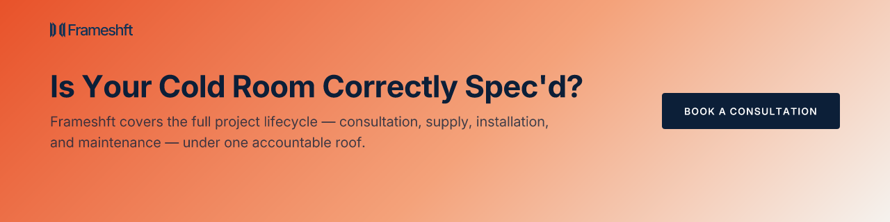 Is Your Cold Room Correctly Spec'd?