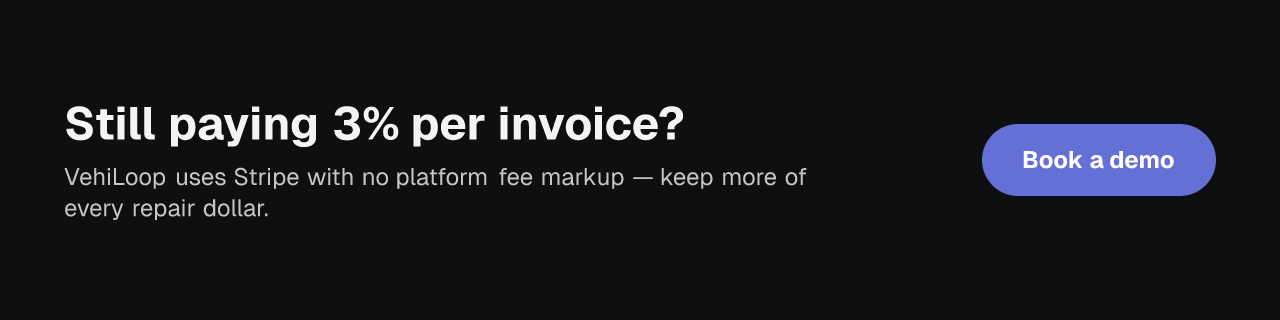 Still paying 3% per invoice