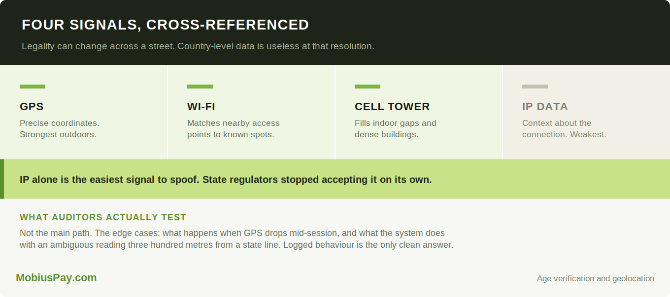 Signals Behind Accurate Geolocation