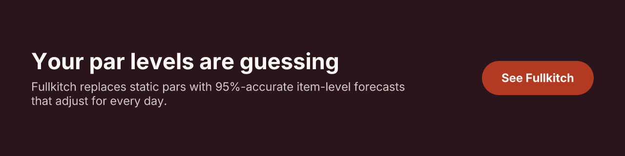 Your par levels are guessing