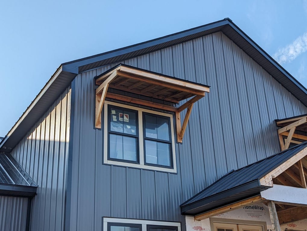 metal board and batten siding