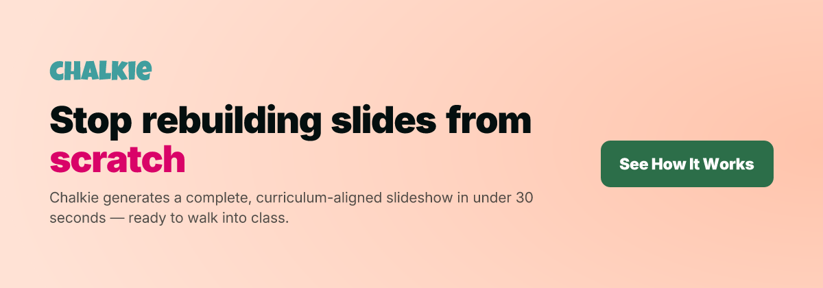 Stop rebuilding slides from scratch