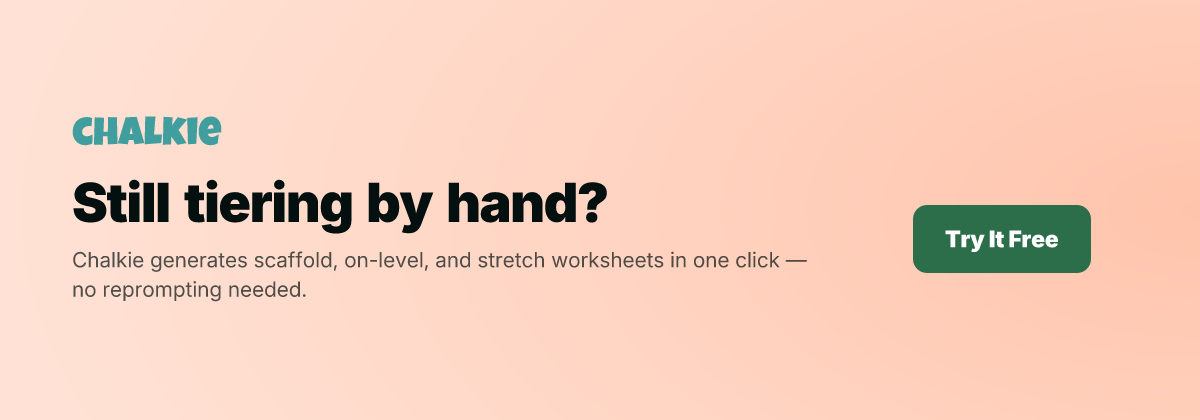 Still tiering by hand?