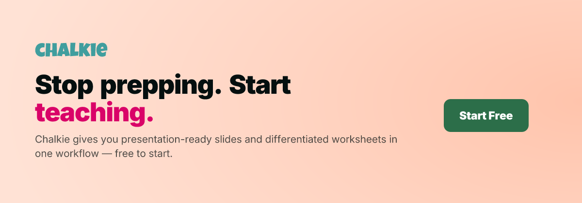 Stop prepping. Start teaching.