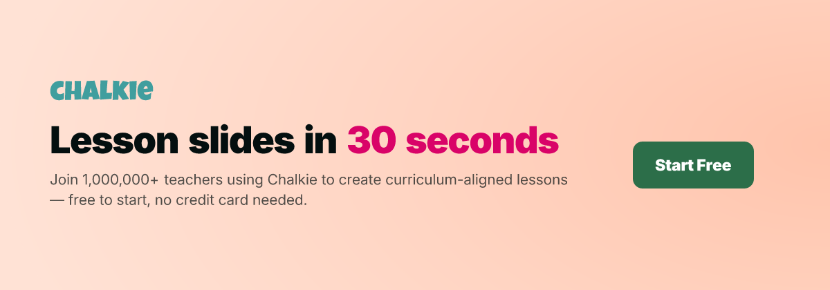Lesson slides in 30 seconds