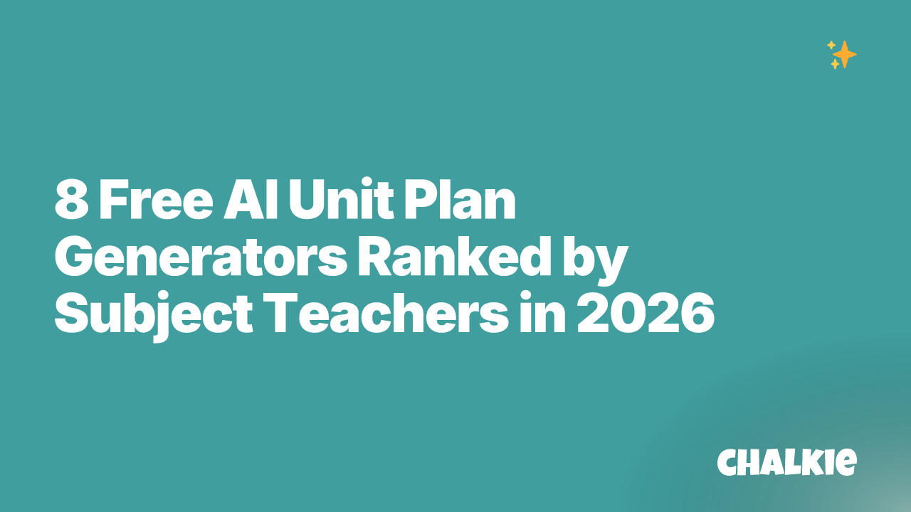 8 Free AI Unit Plan Generators Ranked by Subject Teachers in 2026