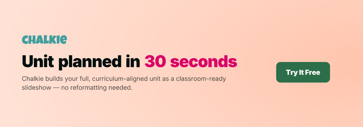 Unit planned in 30 seconds