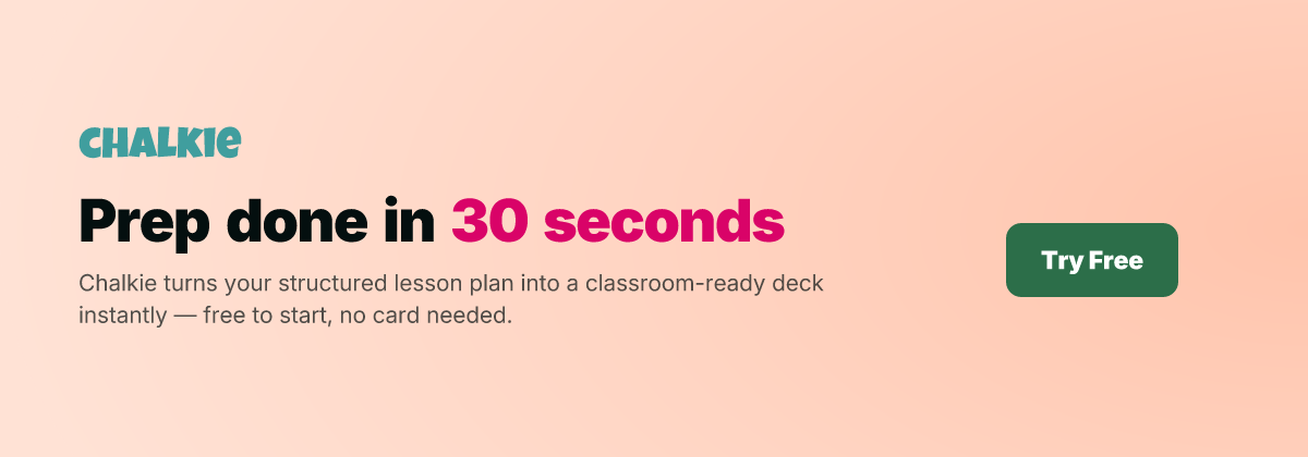 Prep done in 30 seconds