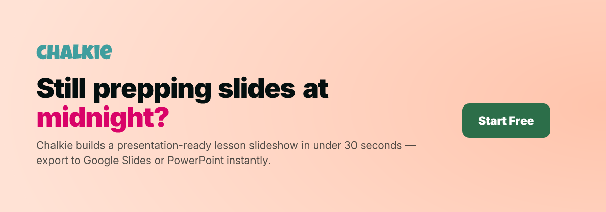 Still prepping slides at midnight?
