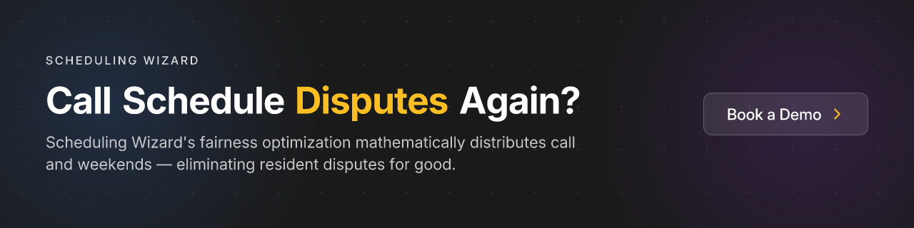 Call Schedule Disputes Again?