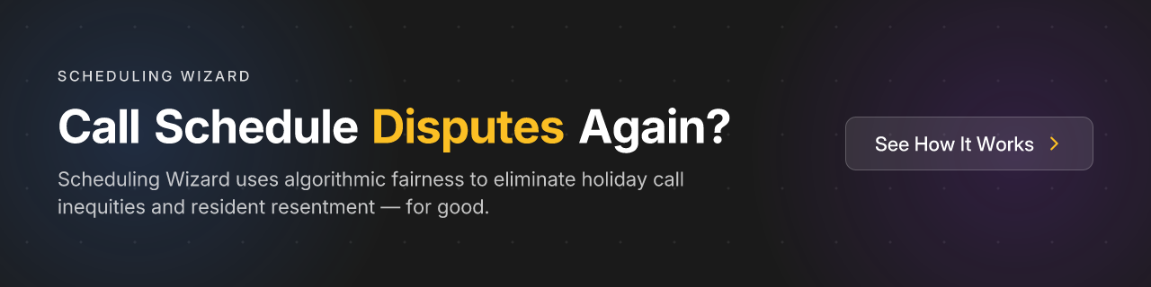 Call Schedule Disputes Again?