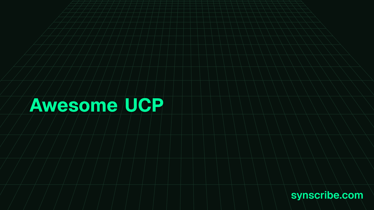 Awesome UCP - Comprehensive List of Resources for Developers on Google's Universal Commerce Protocol