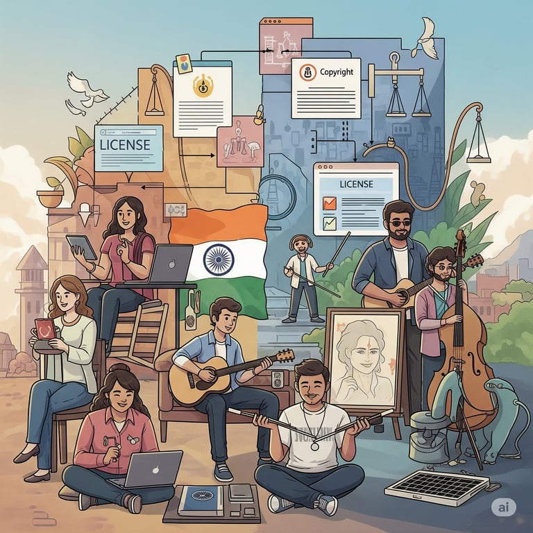 Indian creator economy & copyright laws