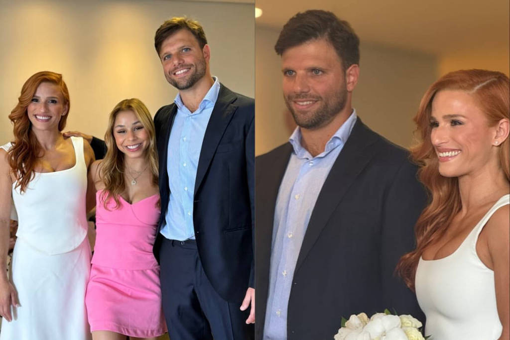 Foto dos recém casados