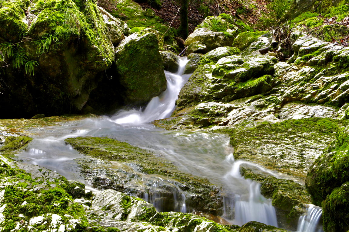 Le Sierroz, eau du lac du Bourget