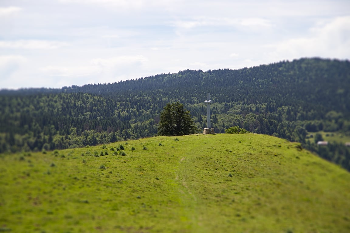 Arrivée à La Croix des Bergers