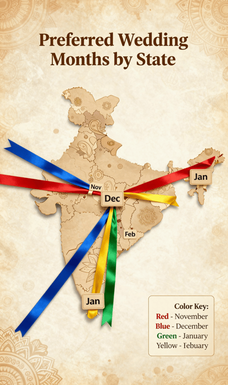 Indian wedding calendar 2026 - Shubh Muhurat