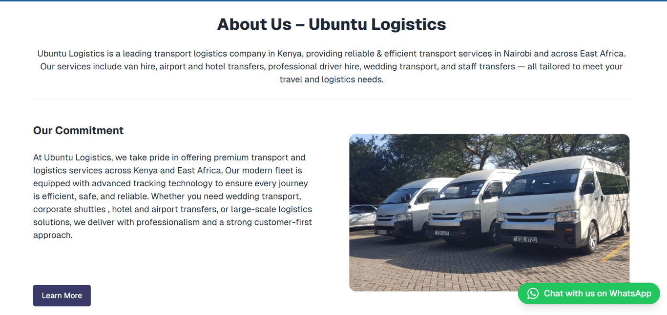 Ubuntu Logistics Nairobi