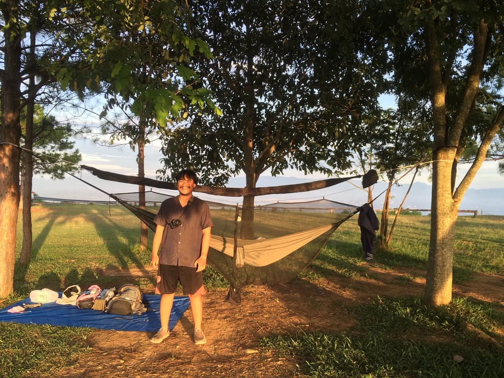 กางเปลที่ลานชมดาว ตาดหมอก