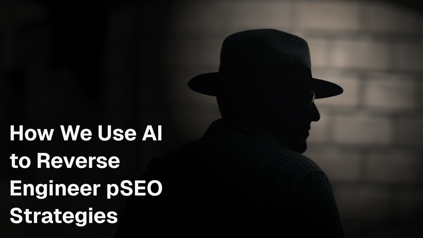 How we use AI to reverse engineer pSEO strategies