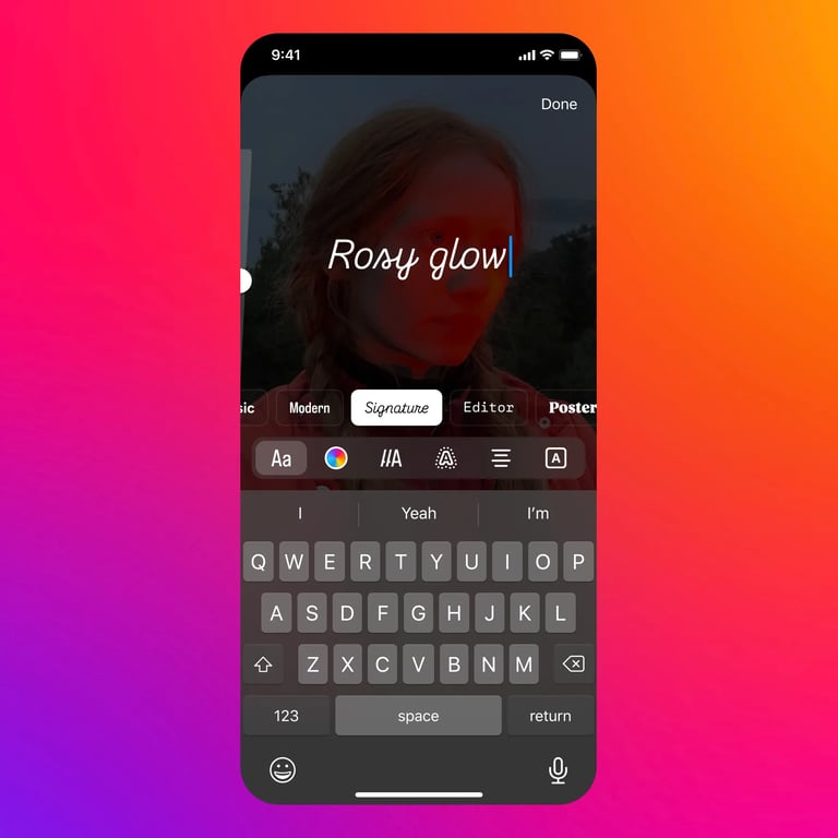 Screenshot showing the use of text in a story. | Threadsaver.in