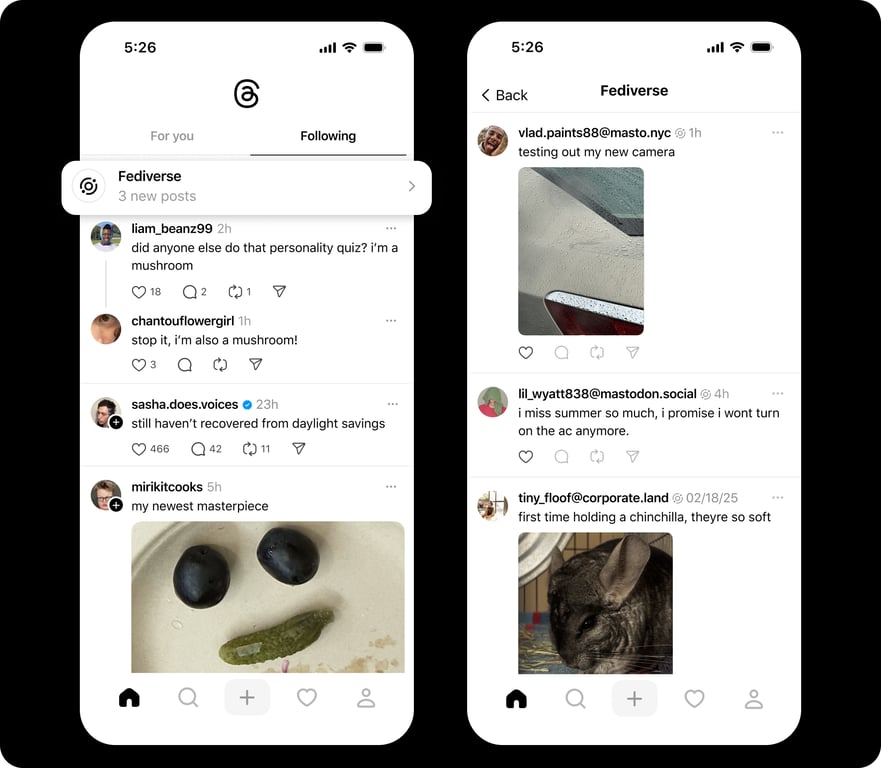 The fediverse feed on Threads | Threadsaver.in
