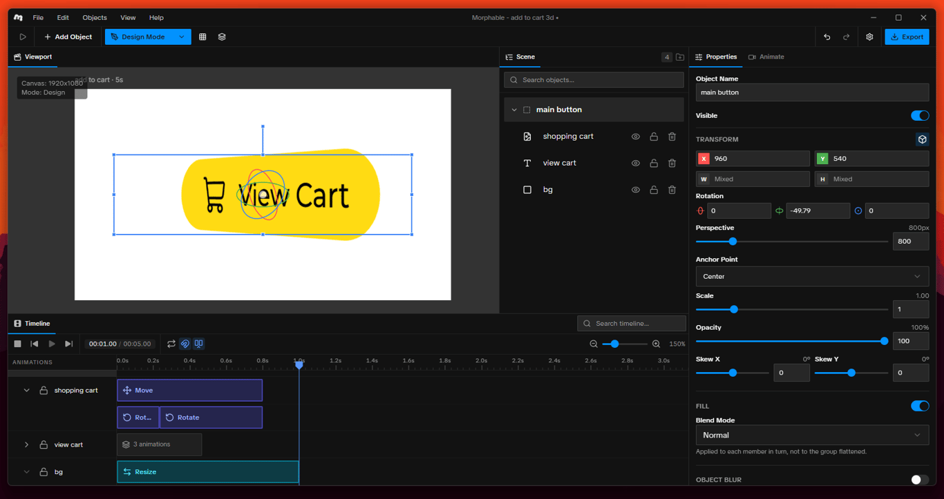 Morphable editor