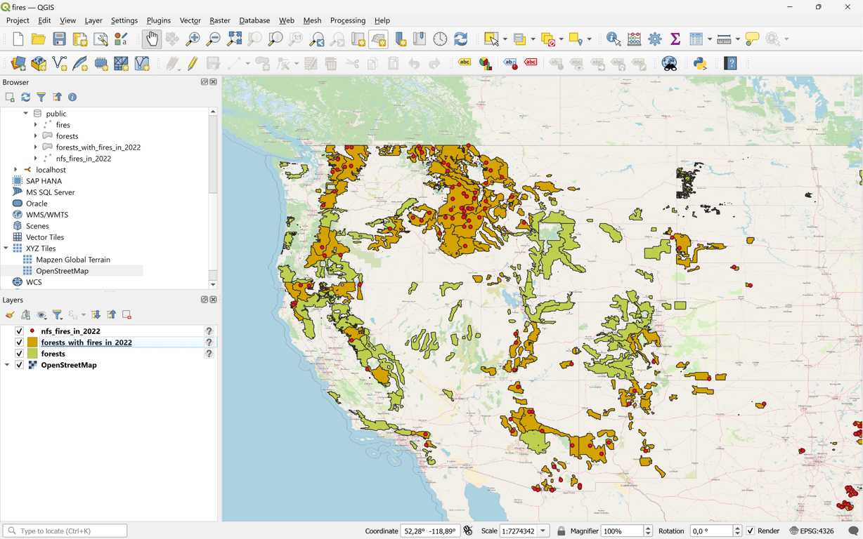 qgis from shapefile in s3