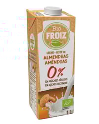 Leche de almendras Froiz bio 0% azúcares añadidos 1 L