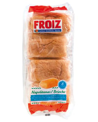 Napolitanas Froiz rellenas de crema 8 unidades 320 g