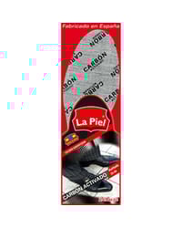 Plantilla calzado La Piel carbón activo multitalla 36/46