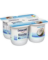 Yogur Danone sabor coco Pack 4x120 g