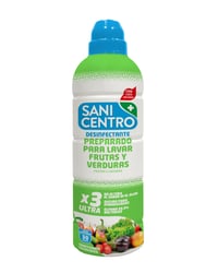 Desinfectante para frutas y verduras Sanicentro 750 ml