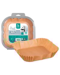 Papel Cuadrado Freidora Aire 16x16 cm 50 unidades