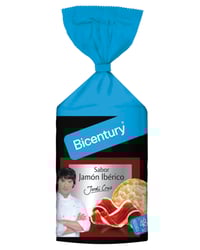 Tortitas Maíz Bicentury sabor Jamón Ibérico 124 g