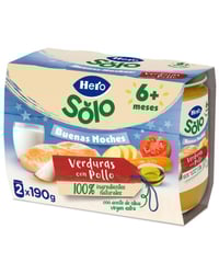 Potito Hero Baby Noches pollo con verduritas 2x190g