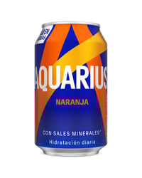 Aquarius naranja lata 33 cl