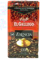 Café El Gallego molido descafeinado 250 g