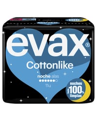 Compresa Evax cottonlike alas noche 11 u