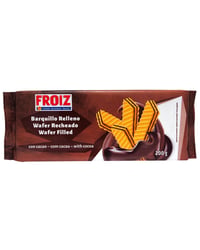 Galletas Froiz Barquillo con relleno de cacao y sabor a chocolate 200 g