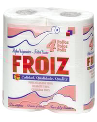 Papel higiénico Froiz doble capa 4 rollos