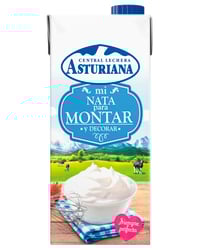Nata para montar Asturiana líquida brik 1 L