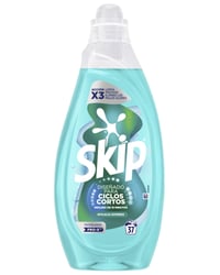 Detergente Skip ciclos cortos eficacia express 37 lavados
