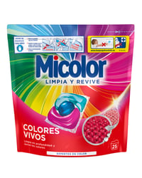 Detergente Micolor trio caps Adiós al Separar 25 lavados