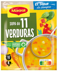 Sopa Maggi once verduras sobre 53g