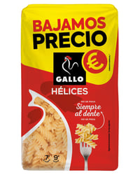 Pasta Gallo hélices 400 g