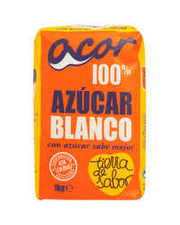 Azúcar blanco Acor paquete 1 kg