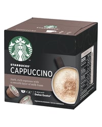 Café cápsulas Dolce Gusto Starbucks Cappuccino 120 g 6 u